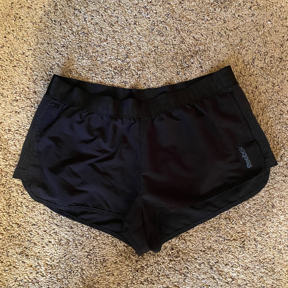 Black Reebok shorts